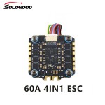 SoloGood F722 60A Stack ICM42688P Dual BEC OSD BlackBox Flight Controller ESC 3-6S 7-10 Inch RC Drones
